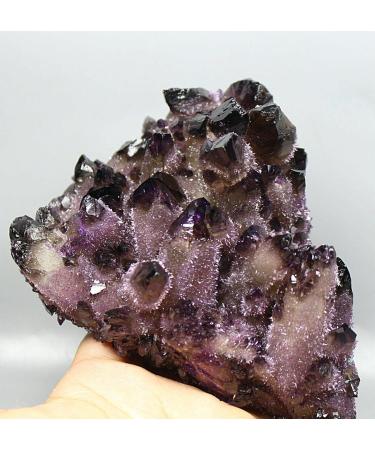 for Novelty Natural Quartz Crystal Purple Ghost Cluster VUG Specimen Crystal Cluster (Size : 300-400g) - Buy Online on GoSupps.com