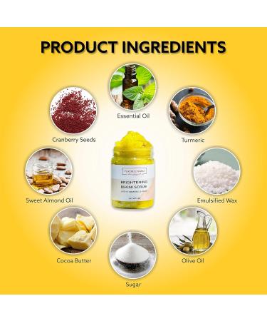 Brightening Bikini Scrub For Body Care Intimate Exfoliating Body Scrub For Dark Spots Ingrown Hair Treatment For Bikini Area Bump Eraser Bikini Area Exfoliator for Women Turmeric Scrub 10oz - Buy Online on GoSupps.com