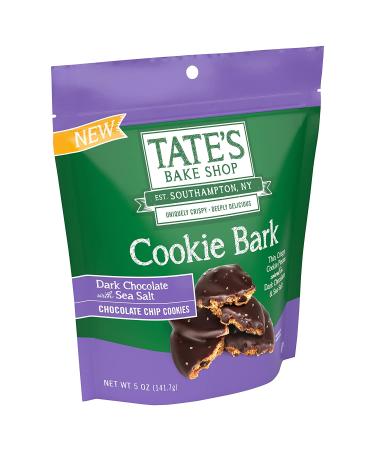 Tate's Bake Shop Cookie Bark - Chocolate Chip Cookies with Dark Chocolate and Sea Salt | 5 oz - Buy Online on GoSupps.com
