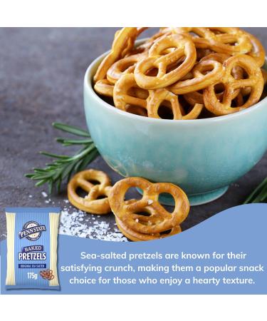 Pretzels bundle contains Penn State Pretzels Original Sea Salted 175g x2 Sour Cream & Chive 175g x2 Sealing Clips x2 - Buy Online on GoSupps.com