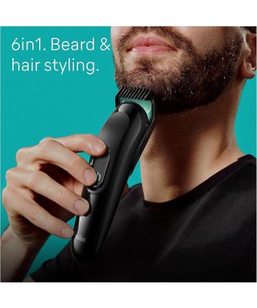 Braun All-in-One Style Kit Series 3 MGK3421 6-in1 Everyday Grooming Kit for Men for Beard Trimming Hair Clipping & More Beard Trimmer with Ultra-Sharp Blade Washable Heads & Combs - Buy Online on GoSupps.com