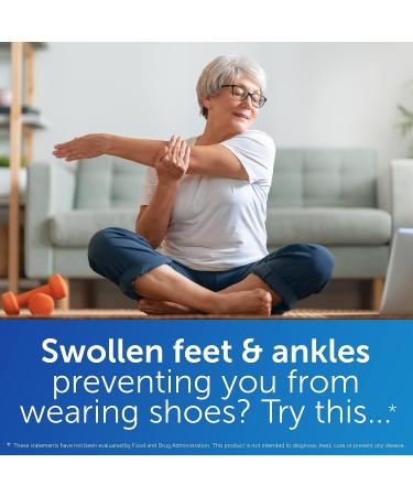 Acusil Natural Diuretic Pills for Swollen Feet & Ankles - Reduce Swelling in Legs, Feet & Ankles Fast - Say Goodbye to Pain and Discomfort - Buy Online on GoSupps.com