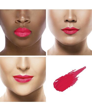 ALL TIGERS - Matte Liquid Lipstick - Long Lasting - Organic Vegan & Natural Ingredients - Coral Pink Shade "Lead The Game" 784 - Long Lasting Lipstick and Petrochemical Derivative Free - Buy Online on GoSupps.com