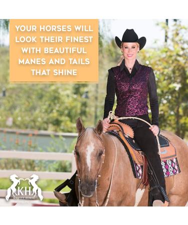 Knotty Horse Apricot Oil Highlighting Coat Shine | Fast Absorbing Non-Slip Formula | 20 oz - Buy Online on GoSupps.com