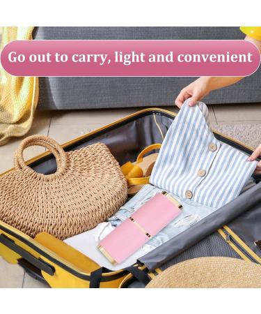 Travel Toothbrush Etui Box - 2-Piece Holder & Toothpaste Storage Portable Plastic Travel Cover in White & Pink - Buy Online on GoSupps.com