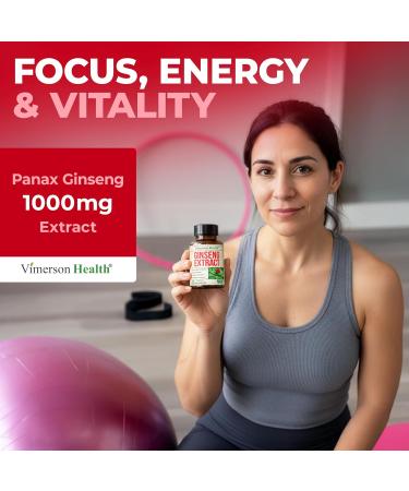 Full-Spectrum Panax Ginseng for Men & Women 1000mg (10% Stem & Leaf Extract) Korean Ginseng Supplement for Focus Energy Performance & Mental Clarity Support Memory Supplements with Asian Ginsing - Buy Online on GoSupps.com