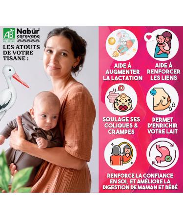  Nab r Nab r - Secret Breastfeeding Herbal Tea N 1 BIO 250 Gr Booster 4-in-1 Herbal Tea Fennel Caraway Fenugreek Honeybush Colic Lactation 0% theine +125 Cups - Buy Online on GoSupps.com