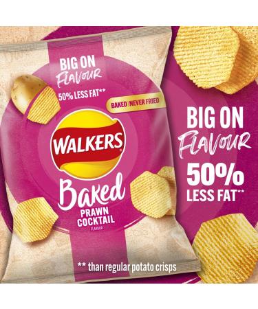 Walkers Baked Prawn Cocktail Case of 32x37.5G - Buy Online on GoSupps.com