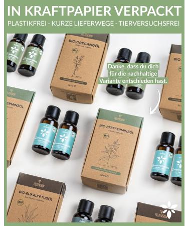 Heldengr n Bio Oregano Oil 2x30ml - High-Dose Organic Oregano Oil from Greece | +80% Carvacrol | Certified Food Supplement - Buy Online on GoSupps.com