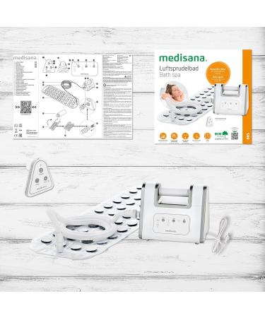 medisana BBS Bubble Bath Bubble Mat Bathtub Hydromassage Mat Aroma Dispenser Included 3 Intensity Levels Timer Function Spa for Home Wellness - Buy Online on GoSupps.com