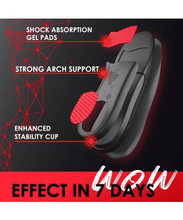 2023 Premium Anti-Fatigue Shoe Insoles - High Arch Support for Men and Women - Relief from Plantar Fasciitis and Flat Feet - Black XL (11.5-13.5) - Buy Online on GoSupps.com