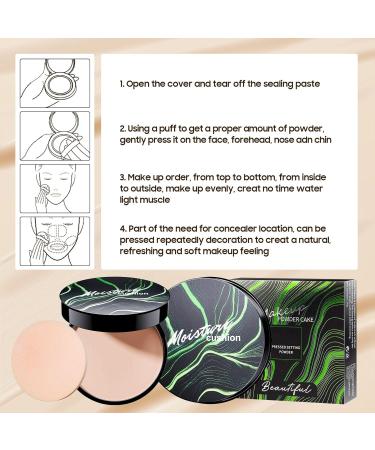 Face Setting Powder Makeup - Long-Lasting Waterproof Pressed Powder for Flawless Skin | Blurs Imperfections & Fine Lines | Weightless Poreless Finish | Cruelty-Free All Skin Types - Buy Online on GoSupps.com