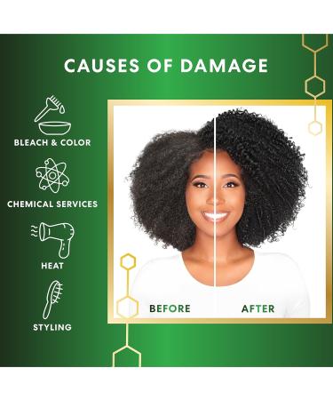 Palmer's Amino Bonding Complex Hair Oil traitement de gu rison avec huile de noix de coco et vitamine E protection contre la chaleur anti-frisottis ajoute de la brillance renforce et prot ge la - Buy Online on GoSupps.com