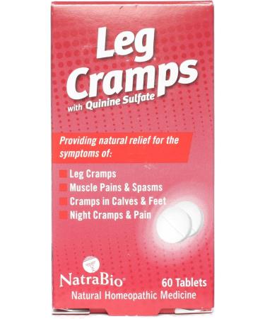 Leg Cramps Relief - Natra-Bio 60 Tabs | Fast-Acting Homeopathic Solution for Muscle Cramps - International Shipping Available - Buy Online on GoSupps.com