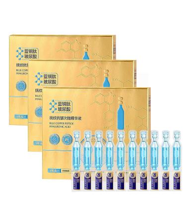 Blue Copper Peptide Hyaluronic Acid Essence, 9D Blue Copper Peptide Hyaluronic Acid Essence, Firms Sagging Skin and Reduces Fine Line Essence, Reduces Fine Lines