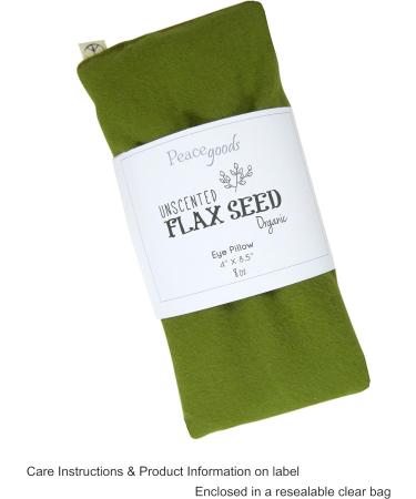 Organic Flax Seed Eye Pillows (Pack of 4) - Unscented, 8.5 x 4 Soft Cotton Flannel - Relaxing Aromatherapy for Yoga, Meditation, Massage - Gray - Buy Online on GoSupps.com