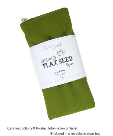Peacegoods Eye Pillow Gift Set | 4 x 8.5 | Unscented Flax | Washable Cover | Soft Cotton Flannel | Soothing & Relaxing | Beige Tan Color - Buy Online on GoSupps.com