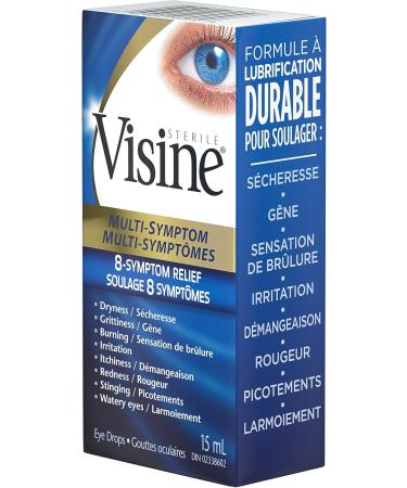 Visine Visine Multi Symptom 8 Symptom count 15 ml (Pack of 1) - Buy Online on GoSupps.com