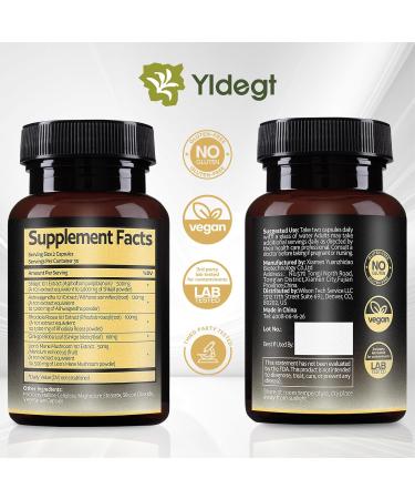 Himalayan Shilajit Supplement for Men and Women - Pure Shilajit Supplements Rich in Sea Moss Ashwagandha Black Seed Oil - Natural Gold Organic Shilajit Fulvic Acid Capsules 60 Count - Buy Online on GoSupps.com