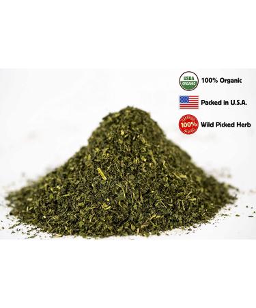 Organic Nettle Tea - 8oz | Wild Harvested | USDA Certified | Loose Leaf Urtica Dioica Tea - Buy Online on GoSupps.com