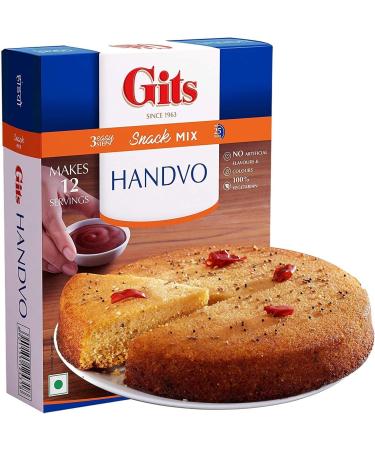 Gits Handvo Snack Mix 500g - A Popular Gujrati Breakfast - Made With Rice And Lentils Mixed With Spices (Pack of 3) - Buy Online on GoSupps.com