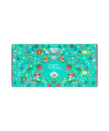 English Tea Shop Organic Advent Calendar Chest - 25 Pyramid Tea Bags - Buy Online on GoSupps.com