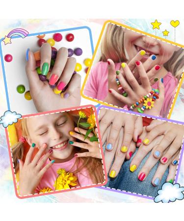  ETYJO Kids Nail Polish Set 6 Pcs Non Toxic Peel Off Quick Dry Water Based Nail Polish for Kids Girls Birthday Gift - Buy Online on GoSupps.com