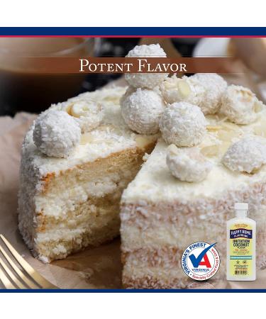 Happy Home Imitation Coconut Flavoring 7 oz - Non-Alcoholic & Certified Kosher - Buy Online on GoSupps.com