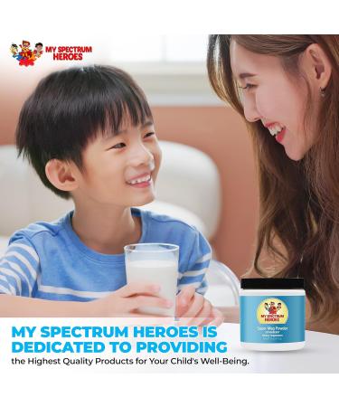 My Spectrum Heroes Calm Magnesium Powder - Gentle Magnesium Glycinate Drink Mix for Relaxation Sleep Support Digestive Health and Stress Relief - Vegan Gluten-Free 6oz (171g) - Buy Online on GoSupps.com