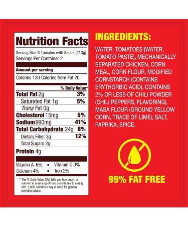 HORMEL Chicken Tamales - Authentic Canned Tamales - 15 Oz - Buy Online on GoSupps.com