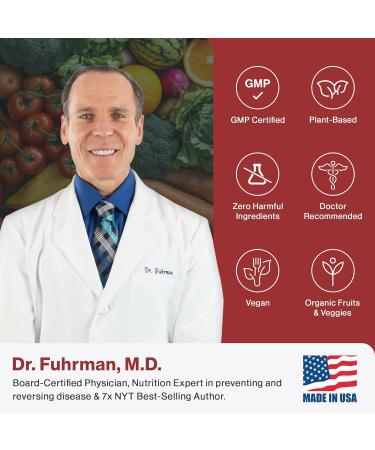 Dr. Fuhrman. Ut Biotect Urinary Tract Supplement | Wholefood Cranberry Pills for Women Made in The USA | D-Mannose Aronia Berry and Cranberry | Cleanses and Protects The Urinary Tract | 120 Caps - Buy Online on GoSupps.com