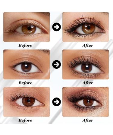 2Pack Just Doll Curling Iron Mascara - Curling Mascara Washable Extra Slim Metal Mascara Metal Mascara Wand Just Dol curling iron mascara Iron Mascara Smudge-Proof & Long Lasting (2pcs Black) - Buy Online on GoSupps.com