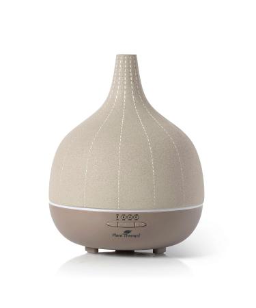 Plant Therapy Metro Stone Deluxe Diffuser Gray - Essential Oil Diffuser - Large Water Reservoir 20 Hours of Diffusion Auto Shut Off Sleek Diffuser Design for Home & Office Deluxe Gray