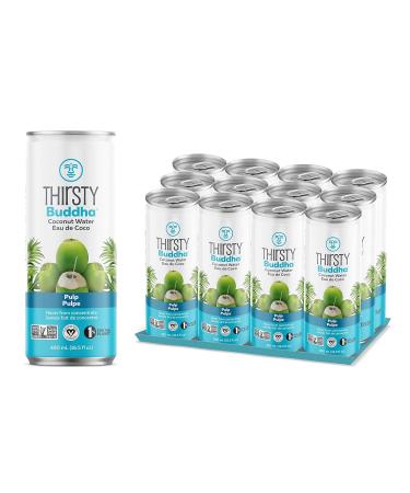 Thirsty Buddha All Natural Coconut Water 5.7kg (12/490ml) & Thirsty All Natural Coconut Water Pulp 5.7kg (12/490ml) - Buy Online on GoSupps.com
