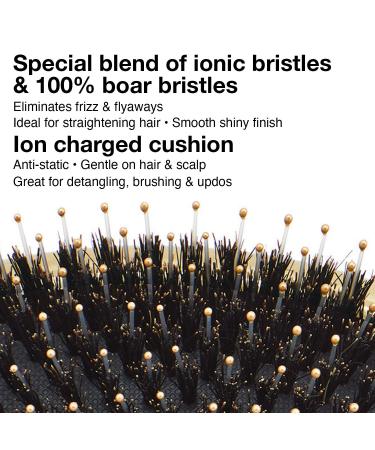 Olivia Garden NanoThermic Ceramic + Ion Hair Brush - 50th Anniversary Special Edition - Supreme Combo Gold - Buy Online on GoSupps.com