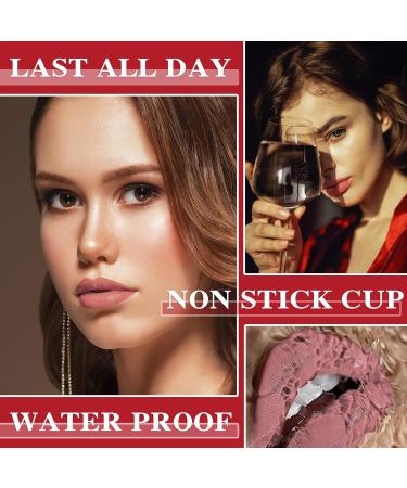 2PCS Mini Capsule Pills Lipstick Set Matte Lip Stain Long Lasting Waterproof Lip Gloss Kit Pill Shaped Lipstick Lip Balm Suit for Women Girls(01+03) - Buy Online on GoSupps.com