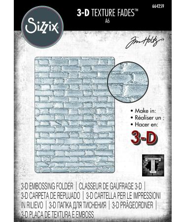 Sizzix 3-D Texture Fades Embossing Folder - Multicolor | Shop Now - Buy Online on GoSupps.com