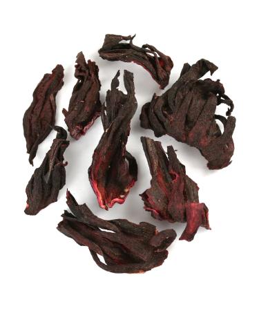 Organic Hibiscus Flowers Premium Loose Leaf Herbal Tea - Chiswick Tea Co - 50g Tin