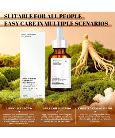 Multi-peptide Serum for Hair Density Peptides Hair Growth Serum Pousse de Cheveux Pr vient la Chute Des Cheveux Rafra chissant et Non Gras Convient Aux Hommes et Aux Femmes 30ml - Buy Online on GoSupps.com