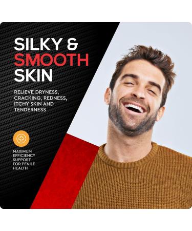 Penile Health Cream for Increased Sensitivity | Moisturizer for Men - Anti-Chafing Redness & Irritation Relief - 4 Oz - Buy Online on GoSupps.com
