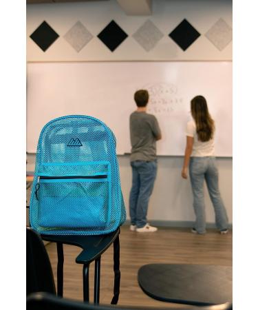 Summit Ridge Aqua Mesh Backpack for Kids & Adults | Perfect for School, Beach, Travel | Colorful Transparent Design with Padded Straps - Buy Online on GoSupps.com
