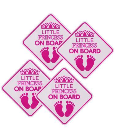 4pcs Baby Bumper Sticker Baby on Board car Window Sign Baby on Board Car Warning Baby on Board Sticker Sign