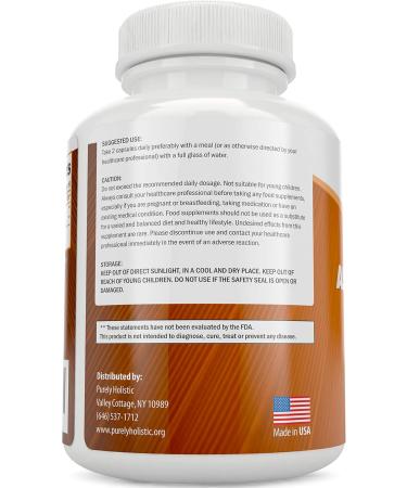 Purely Holistic Black Seed Oil 1400mg + Organic Ashwagandha 1300mg Bundle - 180 Softgels + 180 Capsules - Easy to Swallow - Made in USA - Buy Online on GoSupps.com
