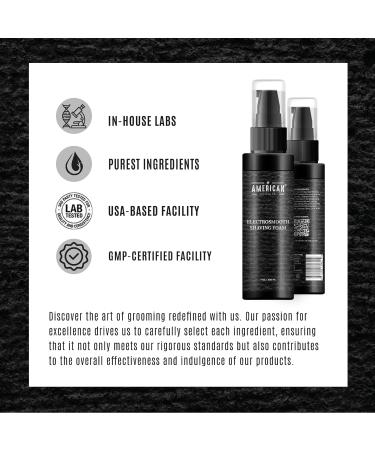 Electrosmooth Shaving Foam 7 Oz - Premium USA Quality Non-GMO Cruelty-Free Long-Lasting Results - International Shipping Available - Buy Online on GoSupps.com