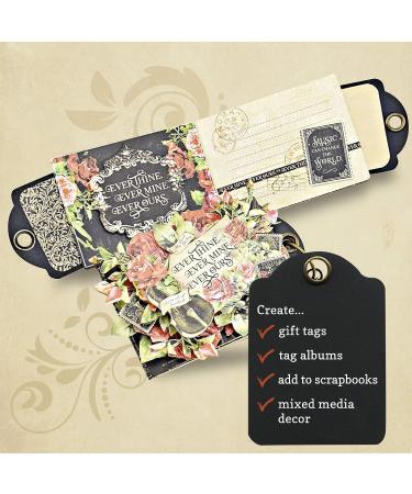 Graphic 45 Artist Trading Tags  Black - Buy Online on GoSupps.com