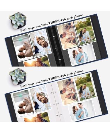 Zesthouse Self Adhesive Photo Album with 60 Pages | Scrapbook 3 Ring Binder | Holds Various Photo Sizes | Magnetic Picture Book with Writing Space | Ideal for Family, Wedding, Baby | Includes Metallic Pen - Buy Online on GoSupps.com