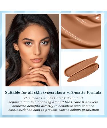 CC Cream with Tinted Moisturizer & Matte Finish | Color Correcting Cream for Full Coverage Foundation | Hydrating Face Makeup with Sheer to Medium Buildable Coverage Vegan 1.0 fl.oz (Rich) - Buy Online on GoSupps.com