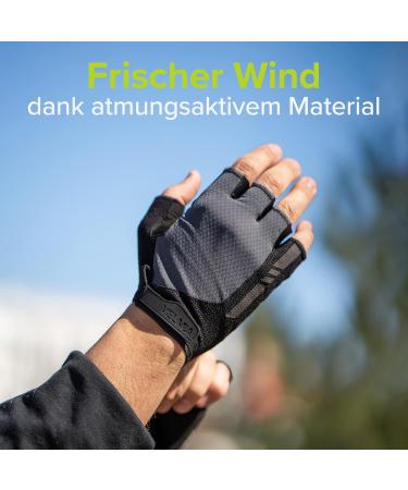 Velmia Summer Bicycle Gloves for Men & Women | Pull-Out Help Grip Print & Reflective Safety - MTB Accessories - Buy Online on GoSupps.com