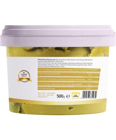 Pistachio Cream Luxury 20% Pistachios Flavour Melts Spreadable on Ice Cream Desserts Bread Biscuits for Cake and Pancakes Gluten Free Home or Professional Use 500g Pack - Buy Online on GoSupps.com