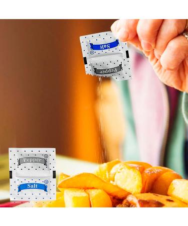 Value Plus (500 Count) 6 Piece Medium Heavy Disposable Cutlery Set White Knife Fork Spoon Napkin Salt and Pepper Sachet Individually Wrapped Cutlery Kits Bulk Plastic Cutlery Set - Buy Online on GoSupps.com